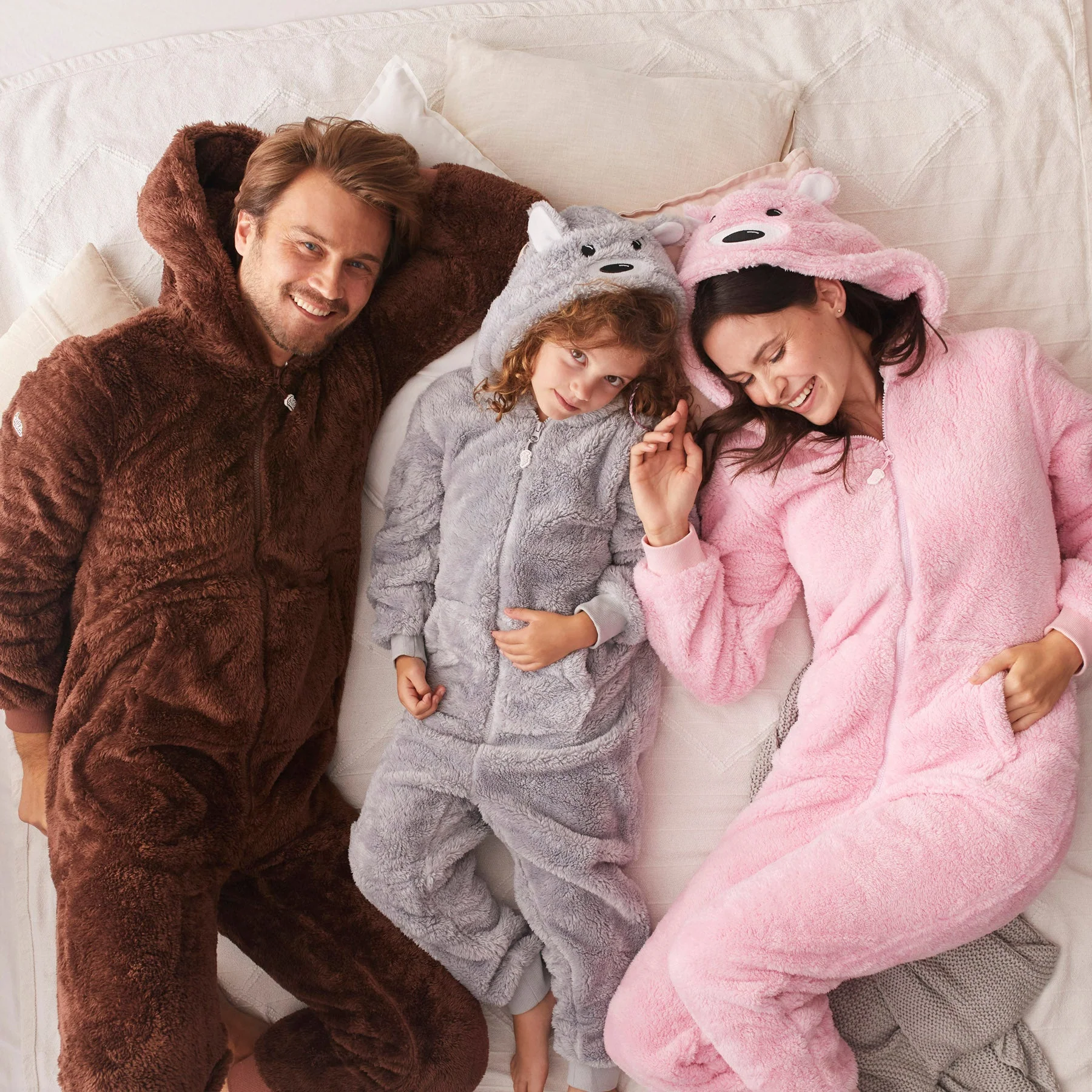Kids' Brown Teddy Bear Onesie - Image 7