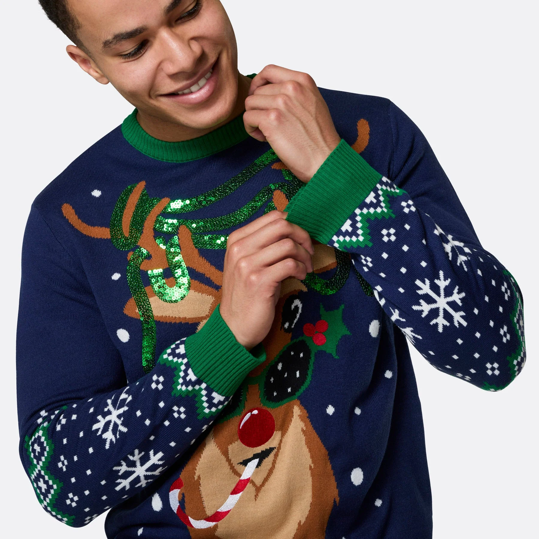 Men's Rudolph Christmas Sweater - Image 2