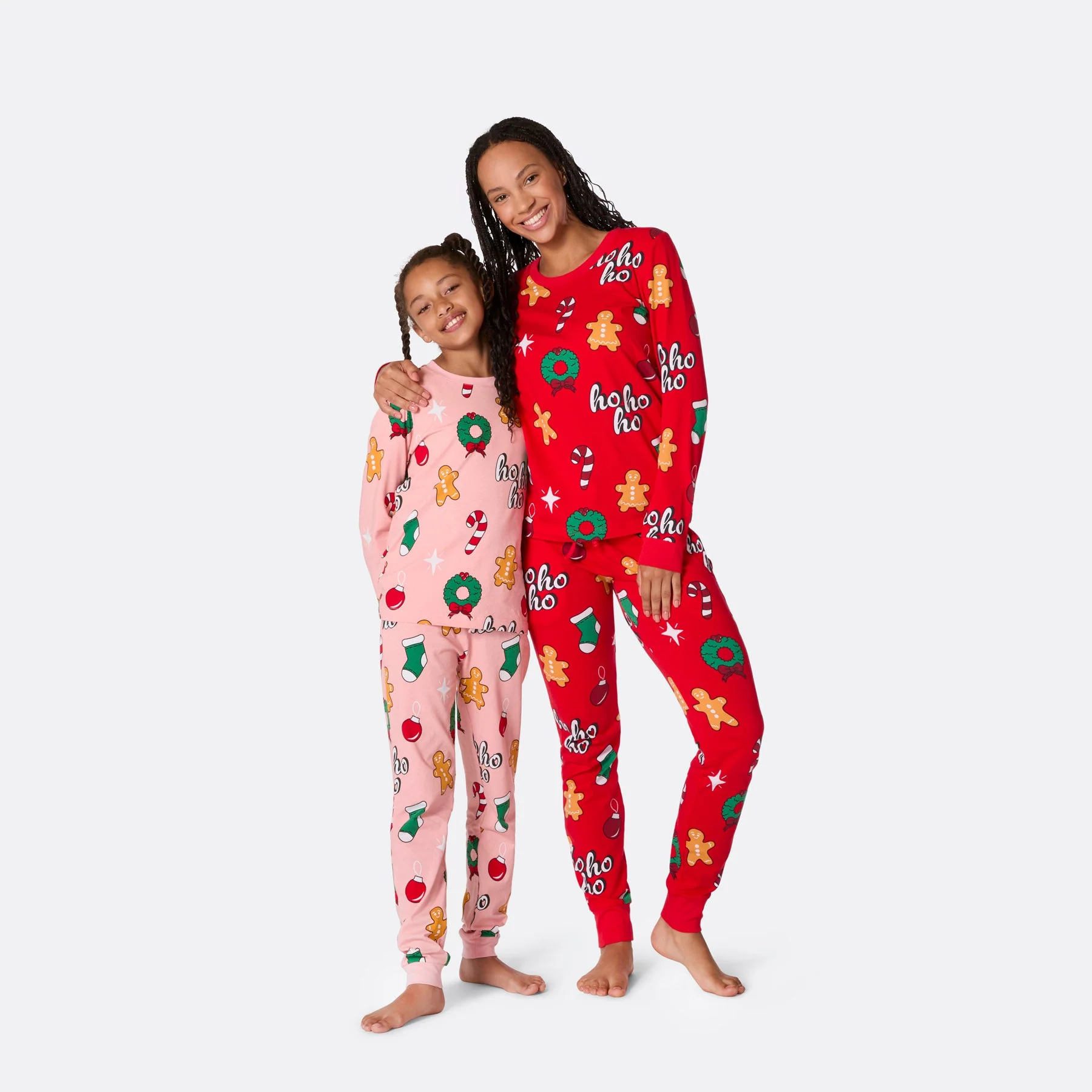 Women's Red Hohoho Christmas Pyjamas - Image 7